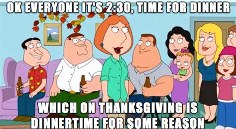 family guy thanksgiving meme|family guy thanksgiving.